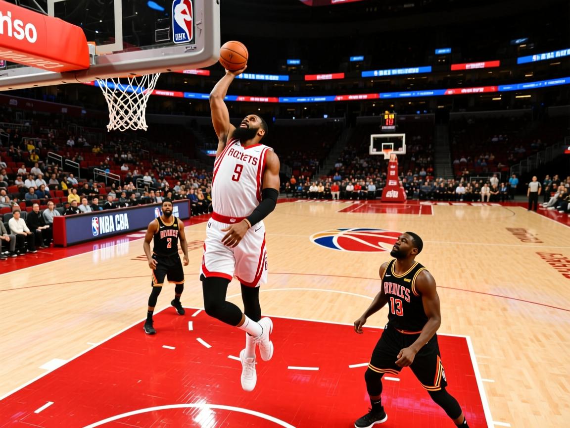 NBA火箭轻取骑士杜兰特飞身上篮  第2张