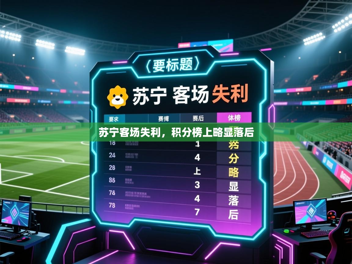 苏宁客场失利，积分榜上略显落后  第1张