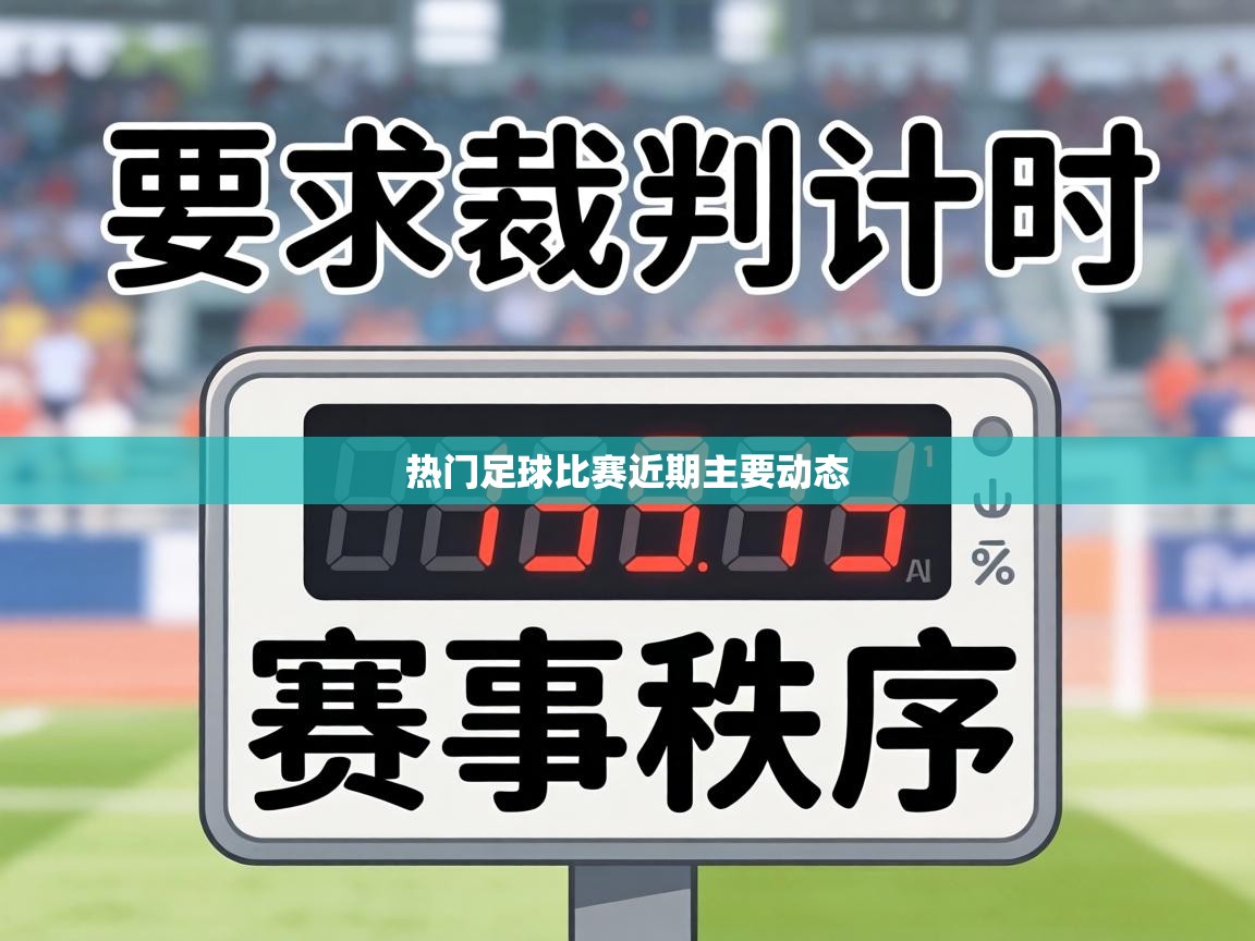 热门足球比赛近期主要动态  第1张